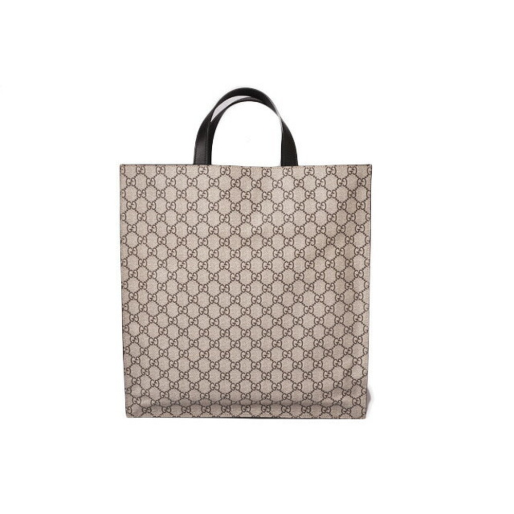 Gucci Tote Bag Bengal GG Supreme Brown Beige - Picture 4 of 7